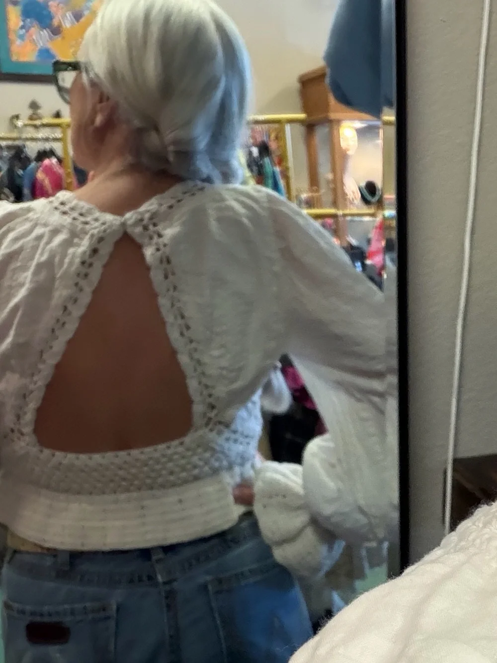 Free People hand crocheted